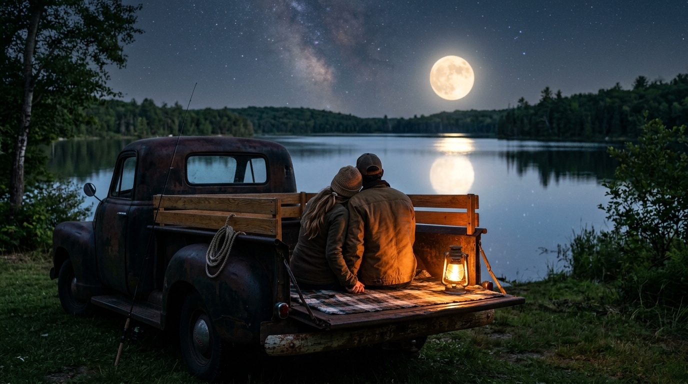 fishing in the dark meaning