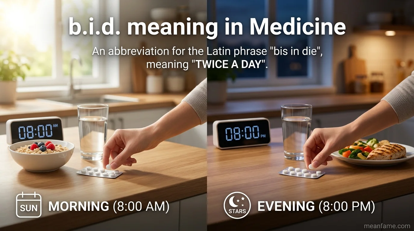b.i.d. meaning medicine
