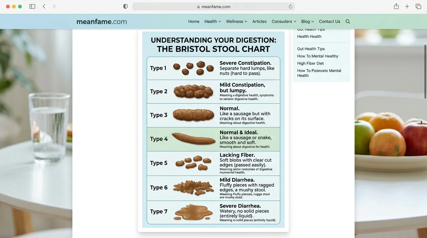 types of poop and meaning