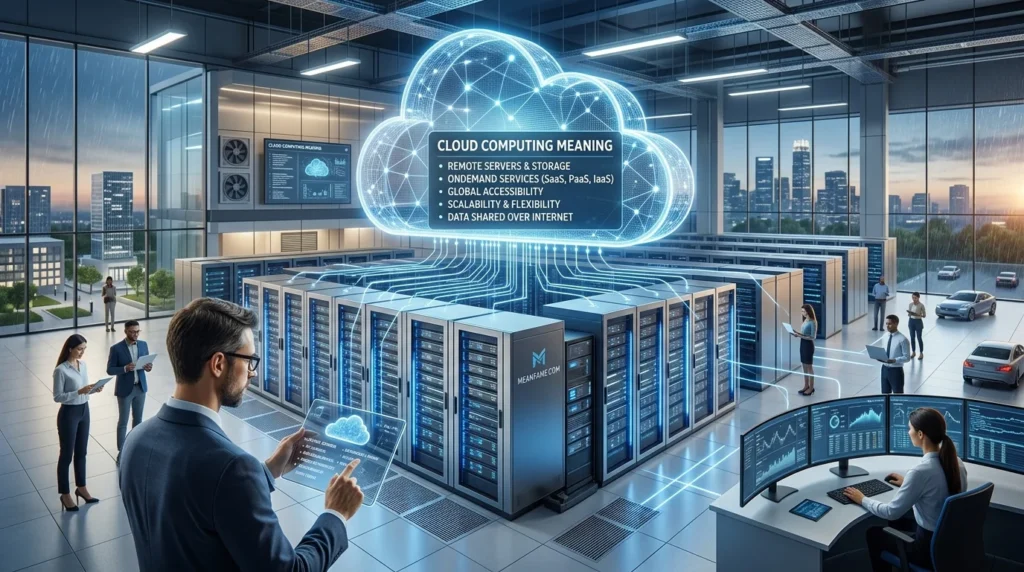 cloud computing meaning