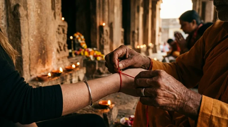 red string bracelet meaning