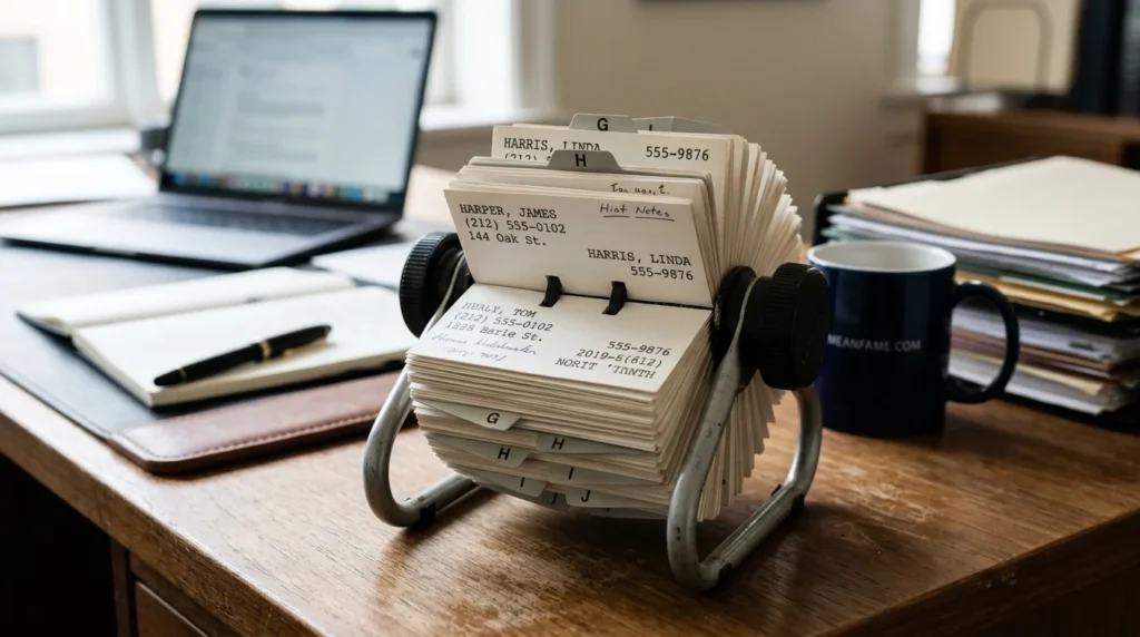 Rolodex meaning