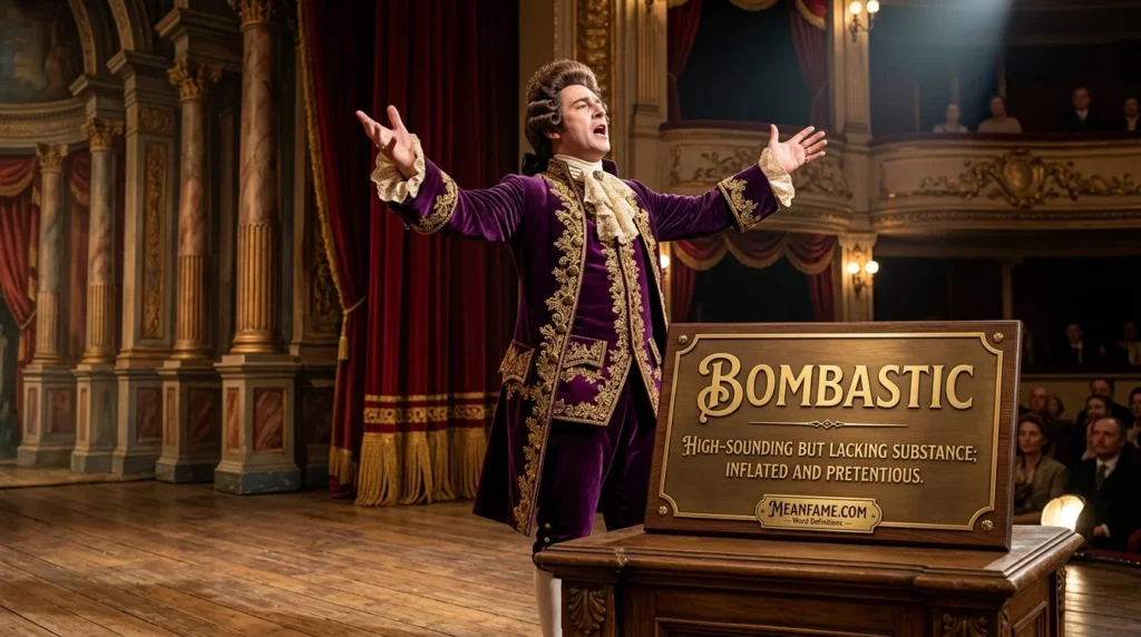 bombastic meaning
