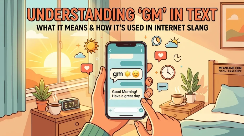 gm meaning in text